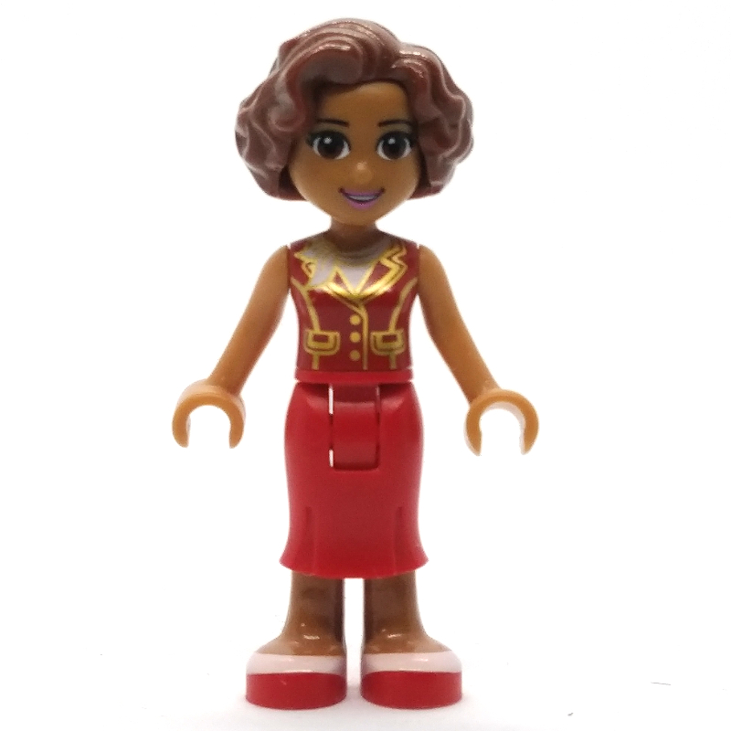 Susan - gilet rouge, robe rouge (Susan - Red Vest, Red Dress)