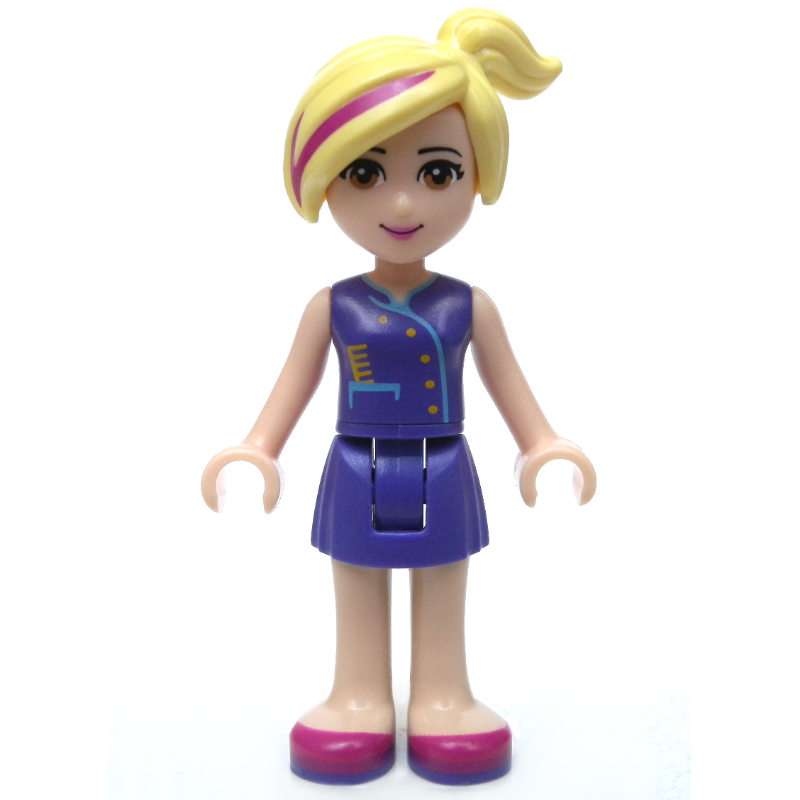 Natasha - haut violet foncé, jupe pourpre foncé (Natasha - Dark Purple Top, Dark Purple Skirt)