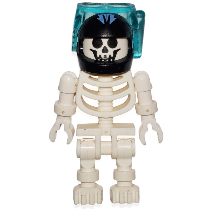 Squelette, visage standard, casque de plongée et masque avec logo d'aquariums (Skeleton, Standard Face, Dive Helmet and Mask with Aquaraiders Logo)