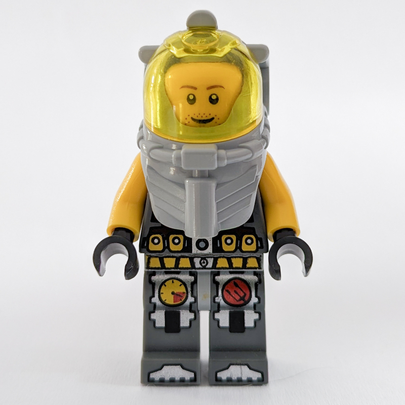 Lance lances, visière jaune transparent (Lance Spears, Trans-Yellow Visor)