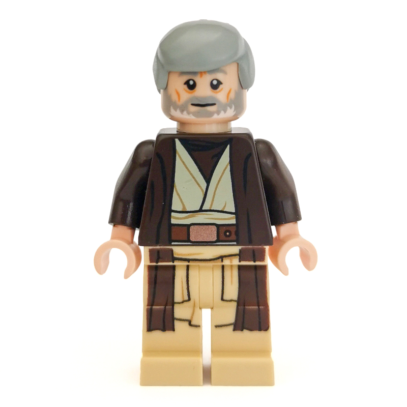 Obi-Wan Kenobi, vieille, longue robe marron foncé (Obi-Wan Kenobi, Old, Long Dark Brown Robe)