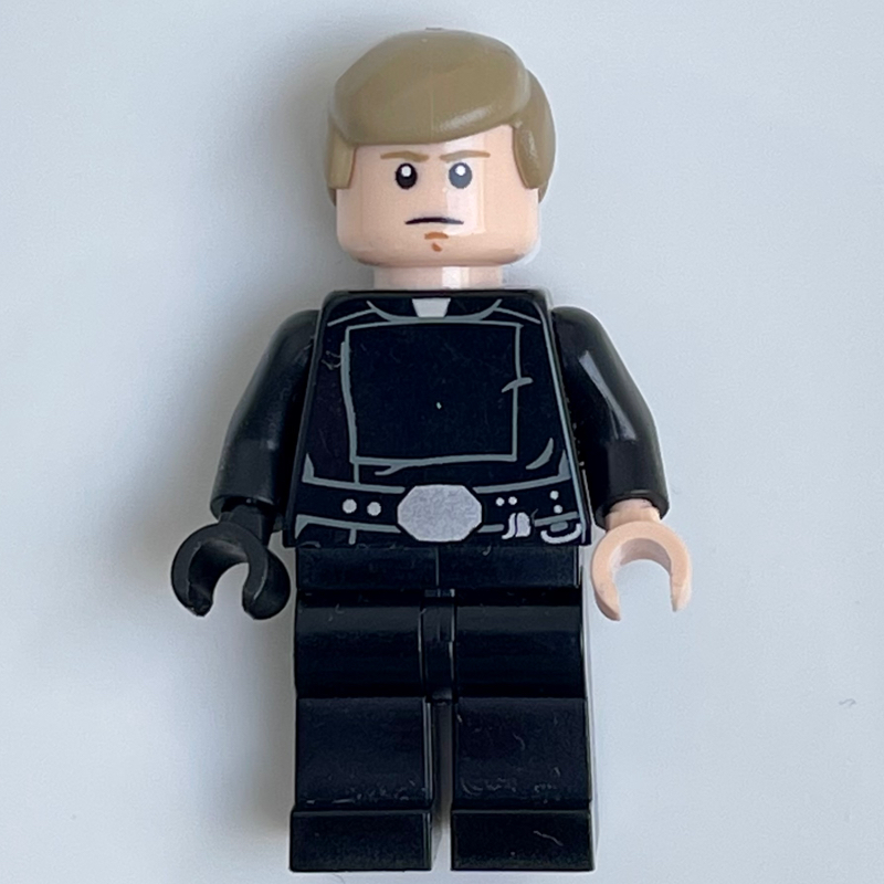 Luke Skywalker, tenue finale en duel, cheveux beige courts (Luke Skywalker, Final Duel Outfit, Short Dark Tan Hair)