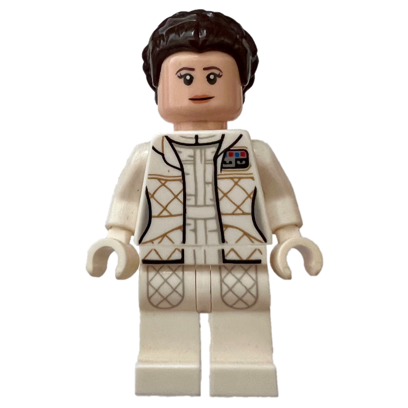 Princesse Leia, tenue de Hoth, veste blanche, masque de respiration imprimé (Princess Leia, Hoth Outfit, White Jacket, Printed Breathing Mask)