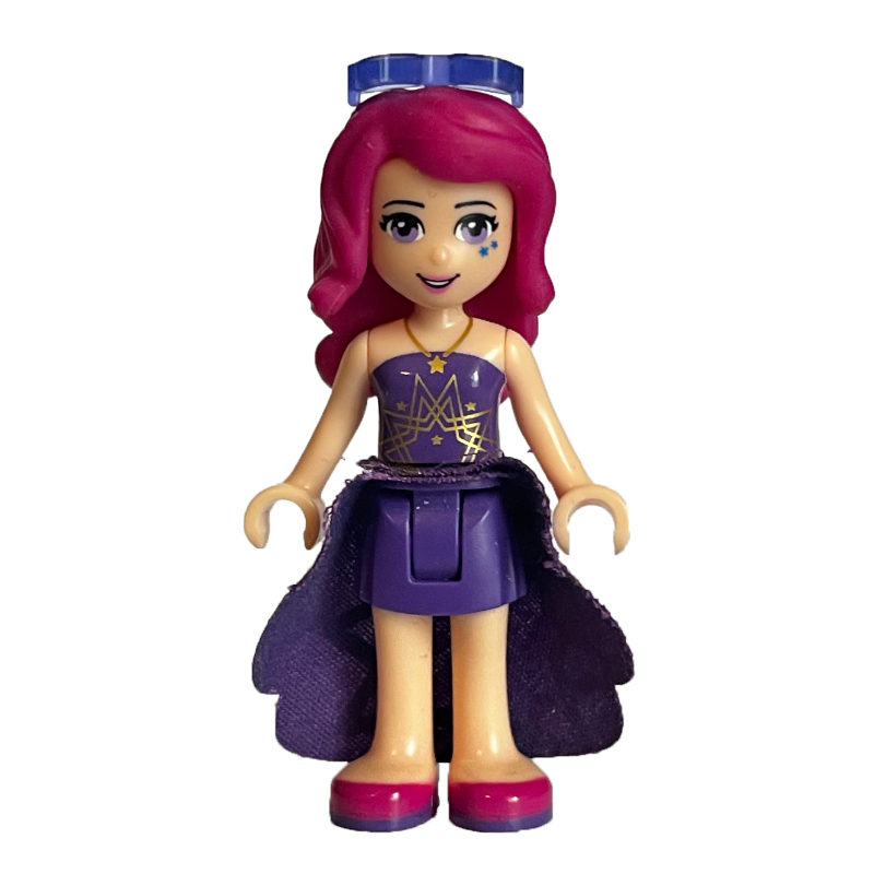 Livi - haut violet foncé, jupe pourpre foncé (Livi - Dark Purple Top, Dark Purple Skirt)