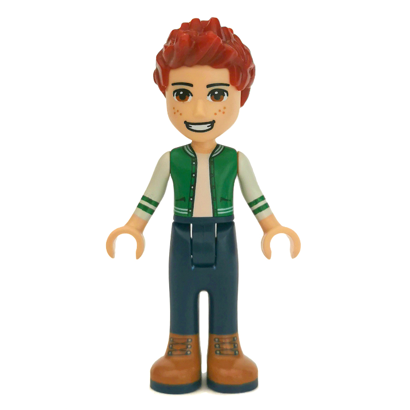 Daniel — veste verte, pantalon bleu foncé (Daniel - Green Jacket, Dark Blue Trousers)