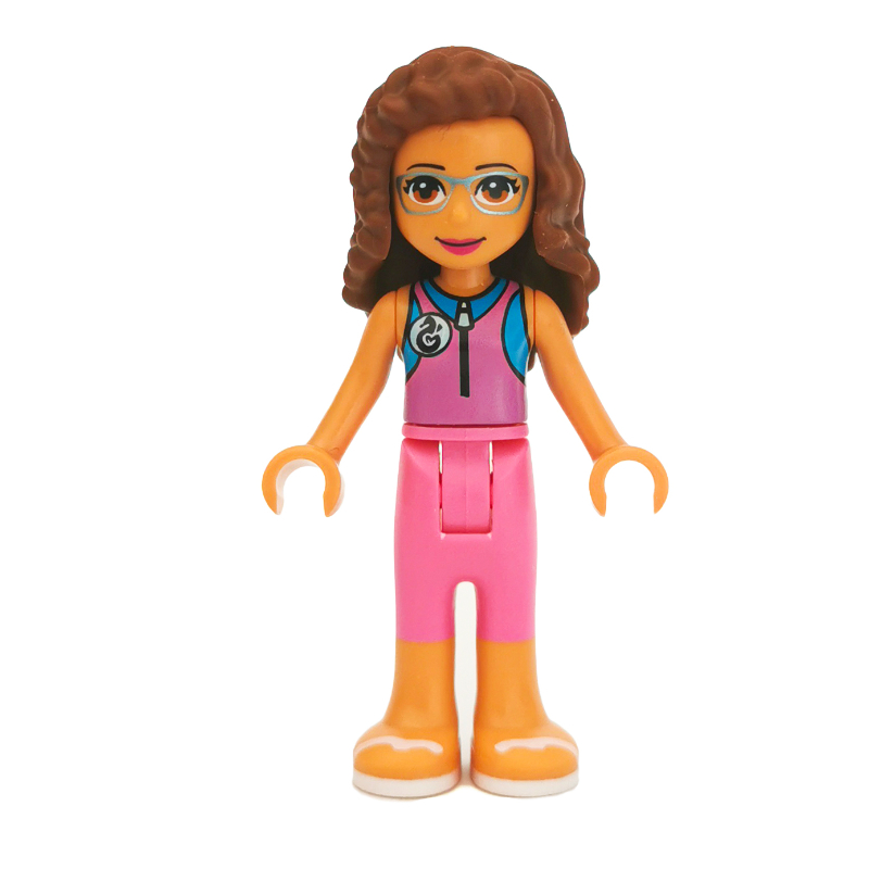 Olivia — combinaison humide rose foncé (Olivia - Dark Pink Wet Suit)