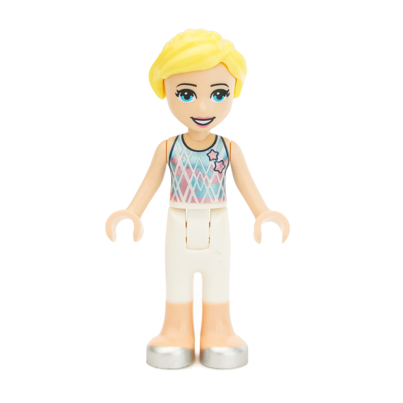 Stephanie — tenue de sport argentée/blanche (Stephanie - Silver/White Sport Outfit)