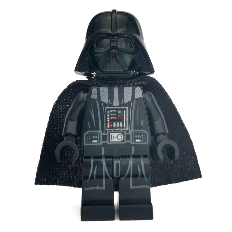 Dark Vador, peau blanche, cape 50231, ourlet sur les jambes (Darth Vader, White Skin, 50231 Cape, Robe Hem on Legs)