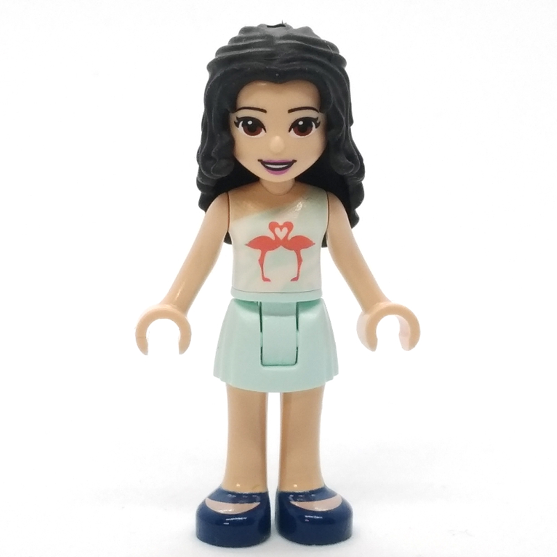 Emma — haut vert d’eau clair, jupe vert d’eau clair (Emma - Light Aqua Top, Light Aqua Skirt)