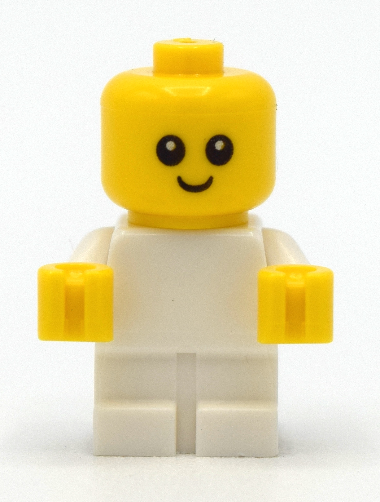 Bébé, corps blanc - tête avec cou (Baby, White Body - Head with neck)