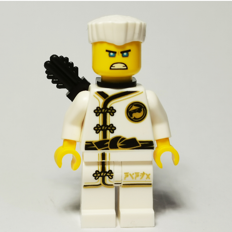 Zane en blanc formation gi (Zane in White Training Gi)