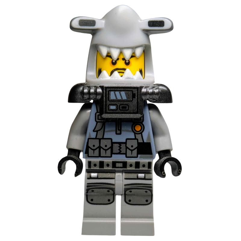 Tête de marteau avec barbe noire (Hammer Head with Black Beard)