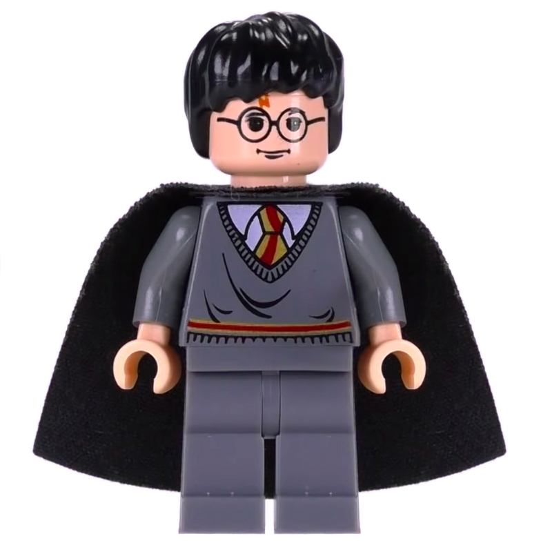 Harry Potter, pull de Gryffondor, cape noire (Harry Potter, Gryffindor Sweater, Black Cape)