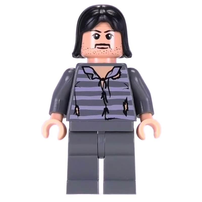 Sirius Black, tenue de prison gris bleuté foncé (Sirius Black, Dark Bluish Gray Prison Outfit)