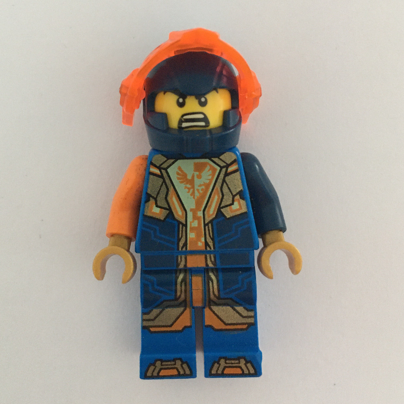 Clay moorington avec visière tran-orange (Clay Moorington with Tran-Orange Visor)