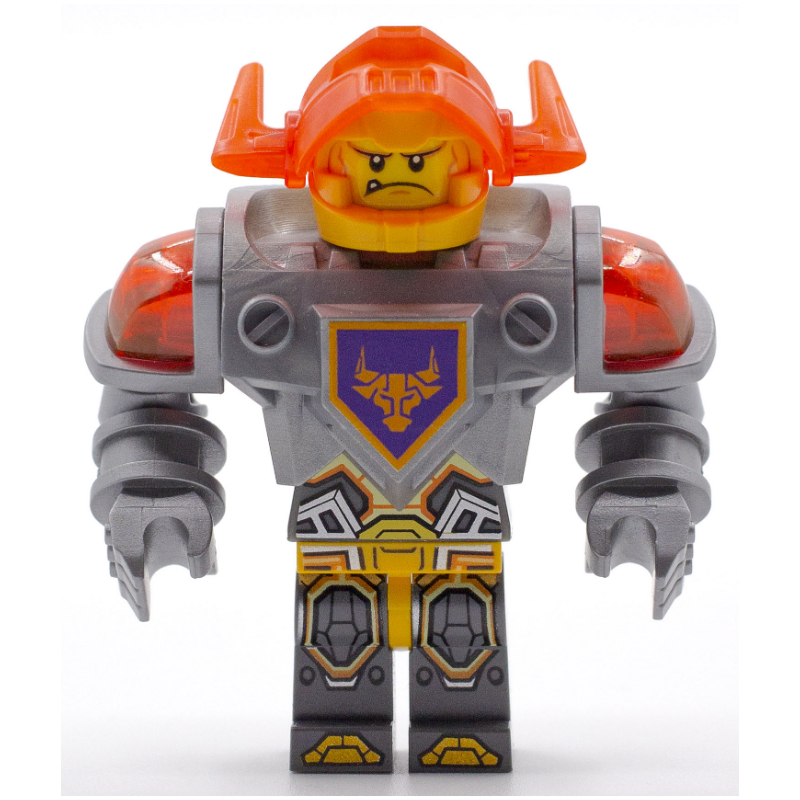 Axl avec visière orange fluo transparent (Axl with Trans-Neon Orange Visor)