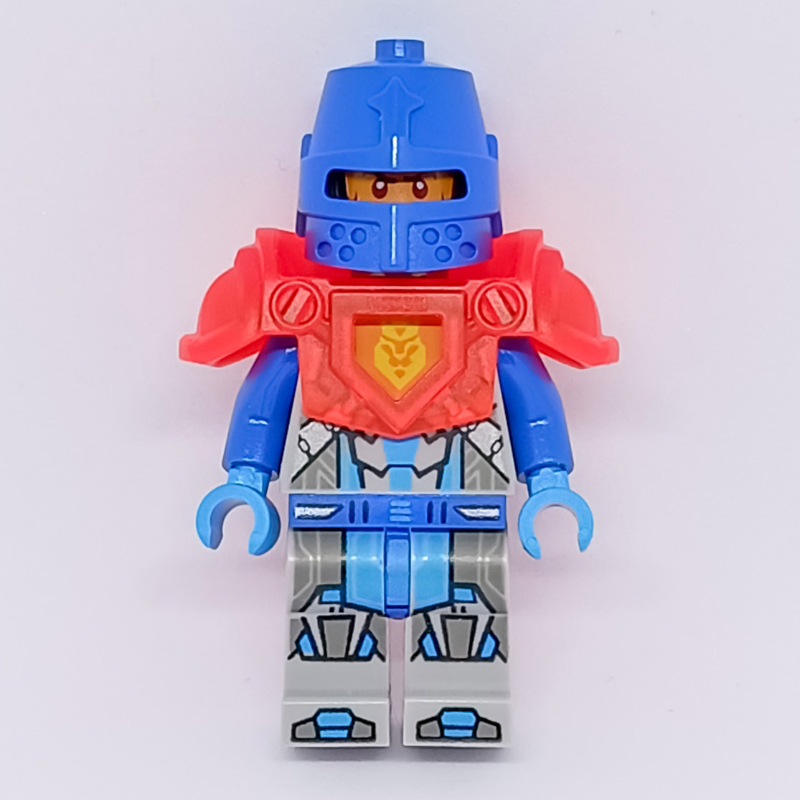 Garde du roi avec armure orange transparent-néon (King's Guard with Trans-Neon Orange Armor)