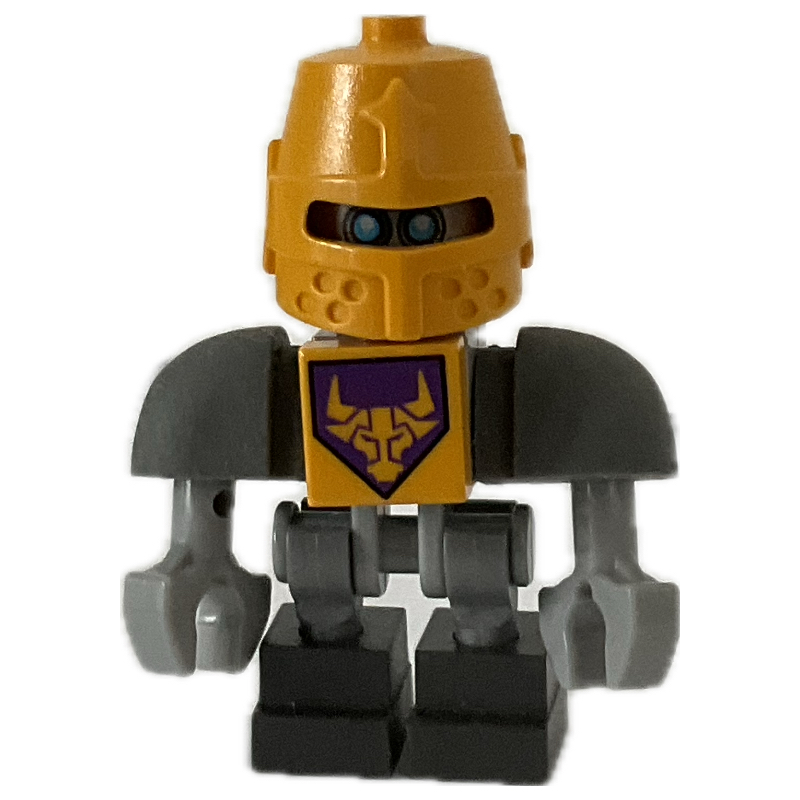 Axl bot avec casque orange clair (Axl Bot with Bright Light Orange Helmet)