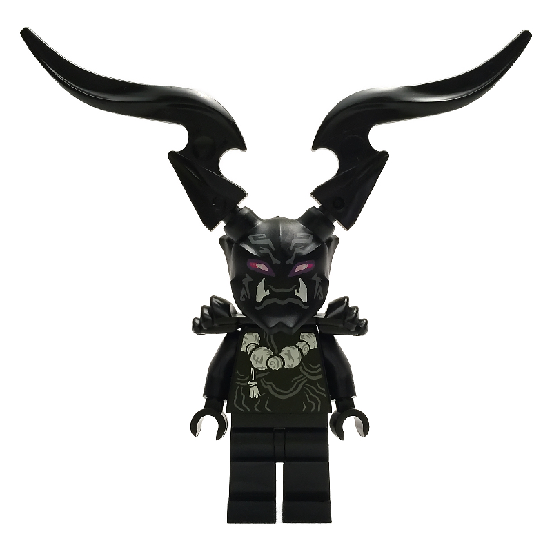 Oni méchant avec de grandes cornes (omega) (Oni Villain with Large Horns (Omega))