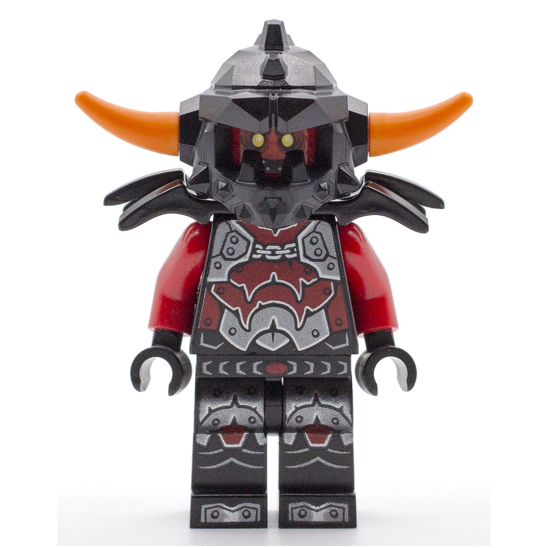 Cendres attaquant avec des cornes oranges (Ash Attacker with Orange Horns)