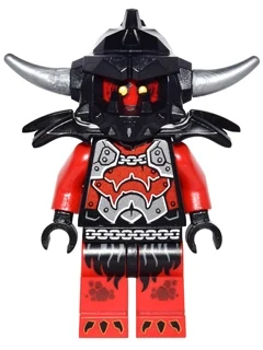 Assaillant de cendres avec des cornes plates en argent (Ash Attacker with Flat Silver Horns)