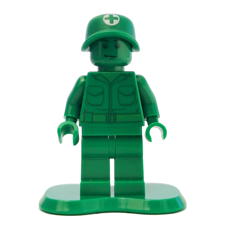 Homme de l'armée verte medic avec sac à dos (Green Army Man Medic with Backpack)