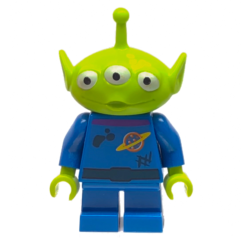 Alien avec tache jaune sur le visage (Alien with Yellow Stain on Face)