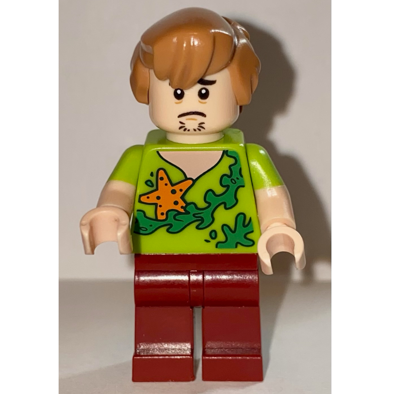 Shaggy rogers avec des étoiles de mer et des algues sur la chemise (Shaggy Rogers with Starfish and Seaweed on Shirt)