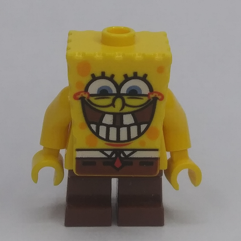 Spongebob pantalons carrés avec grand sourire avec des dents inférieures (SpongeBob Squarepants with Big Smile with Bottom Teeth)
