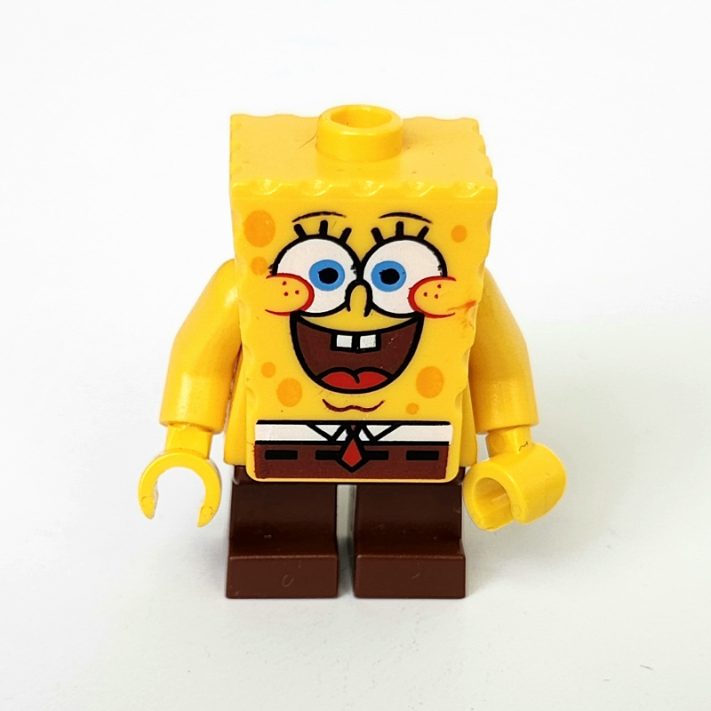 Spongebob pantalons carrés avec grand sourire sans dents inférieures (SpongeBob Squarepants with Big Smile with No Bottom Teeth)