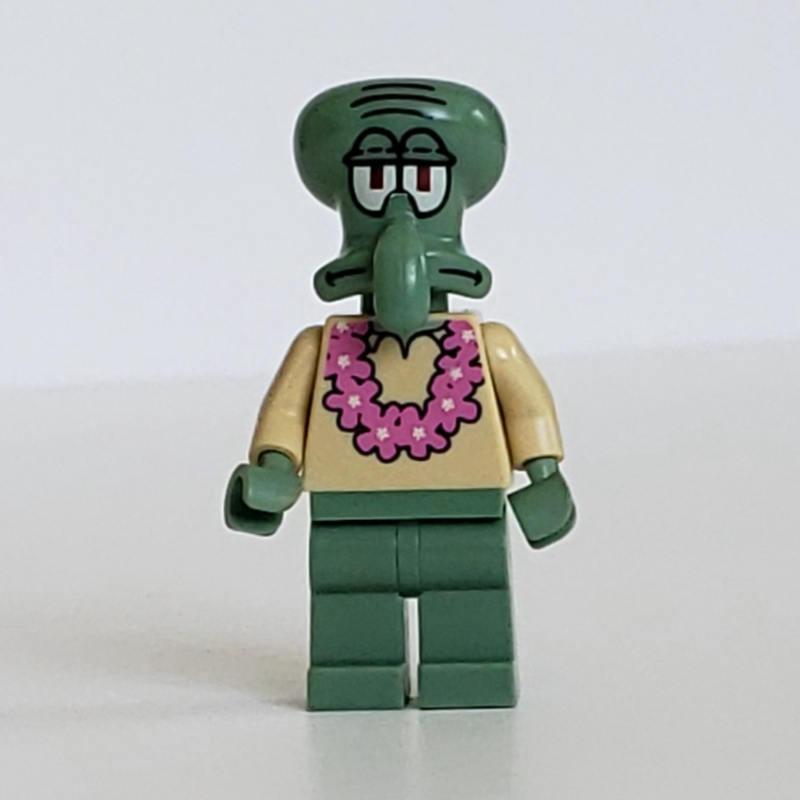 Tentacules calamars avec lei (Squidward Tentacles with Lei)