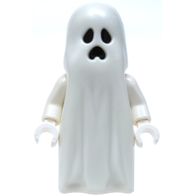 Fantôme avec bouche ouverte et jambes en brique (Ghost with Open Mouth and Brick Built Legs)