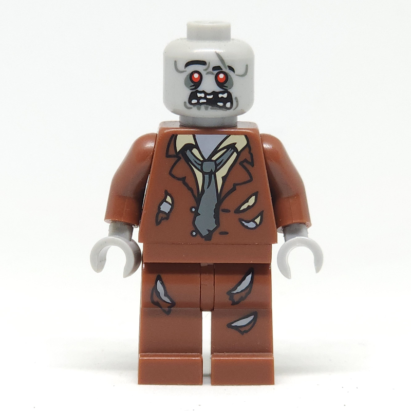 Zombie en costume brun rougeâtre (Zombie in Reddish Brown Suit)