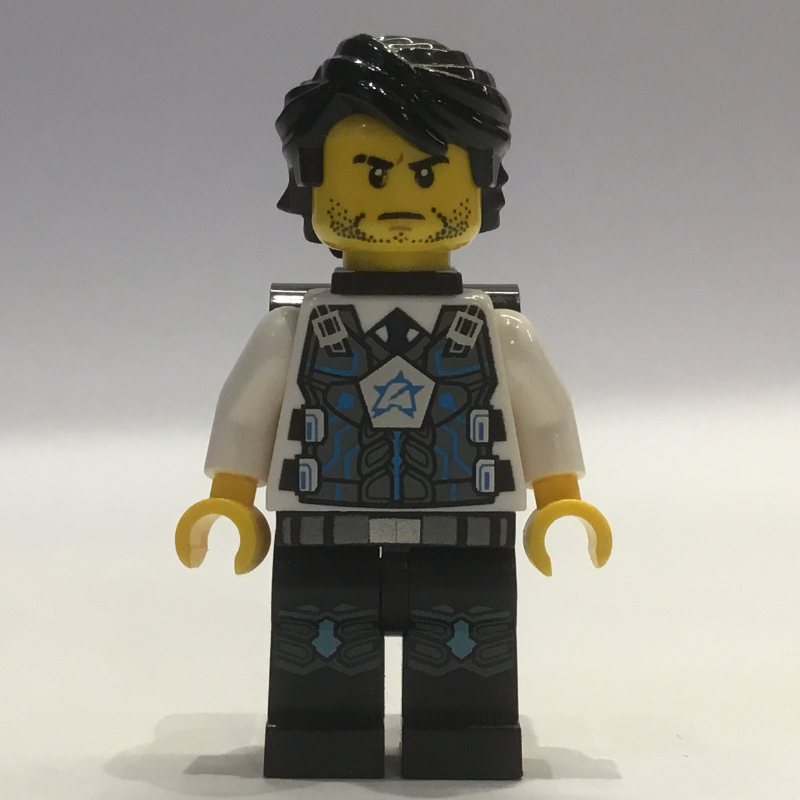 Agent jack fury avec support de cou (Agent Jack Fury with Neck Bracket)