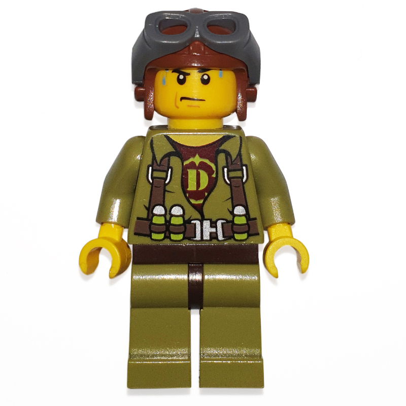 Héros, pilote avec lunettes (Hero, Pilot with Goggles)