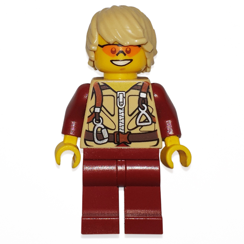 Héros avec des lunettes de soleil orange (Hero with Orange Sunglasses)