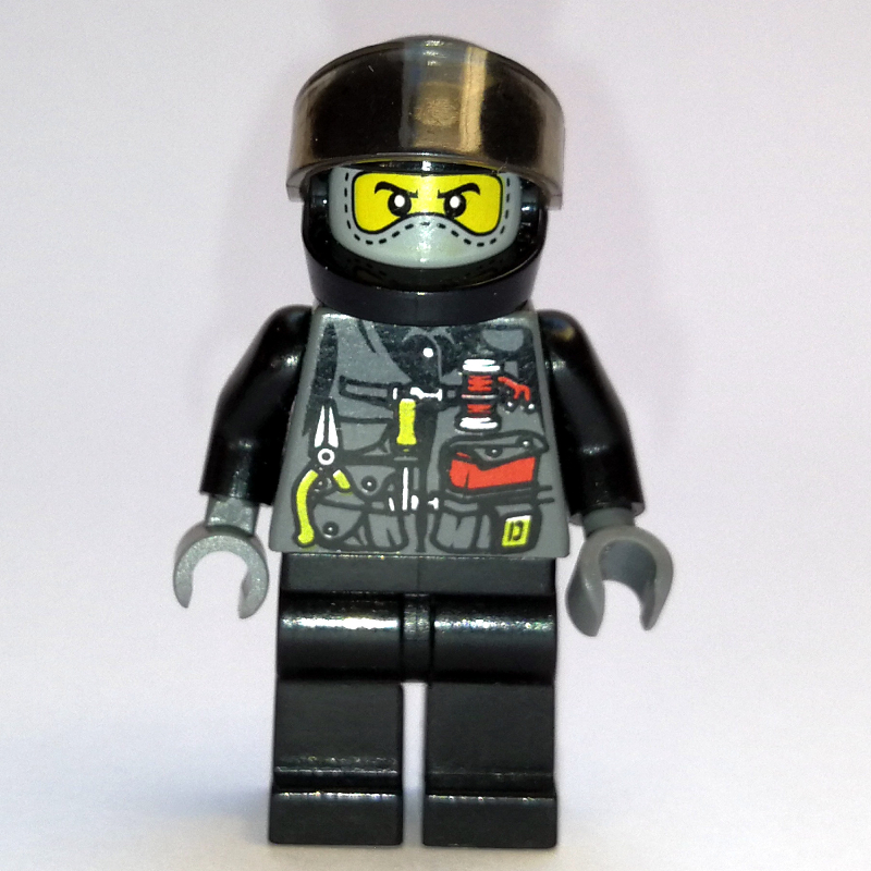Specs avec outils sur gilet (Specs with Tools on Vest)