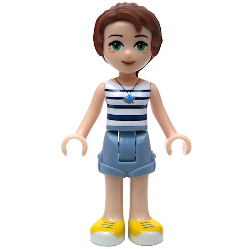 Emily jones avec chemise rayée (Emily Jones with Striped Shirt)