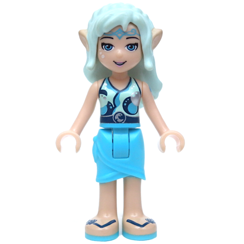 Naida riverheart avec jupe enveloppante azur moyen (Naida Riverheart with Medium Azure Wrap Skirt)