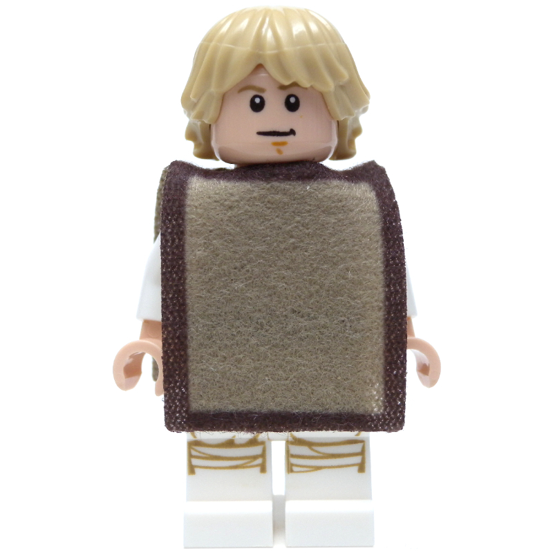 Luke Skywalker, robe blanche, poncho (Luke Skywalker, White Robe, Poncho)