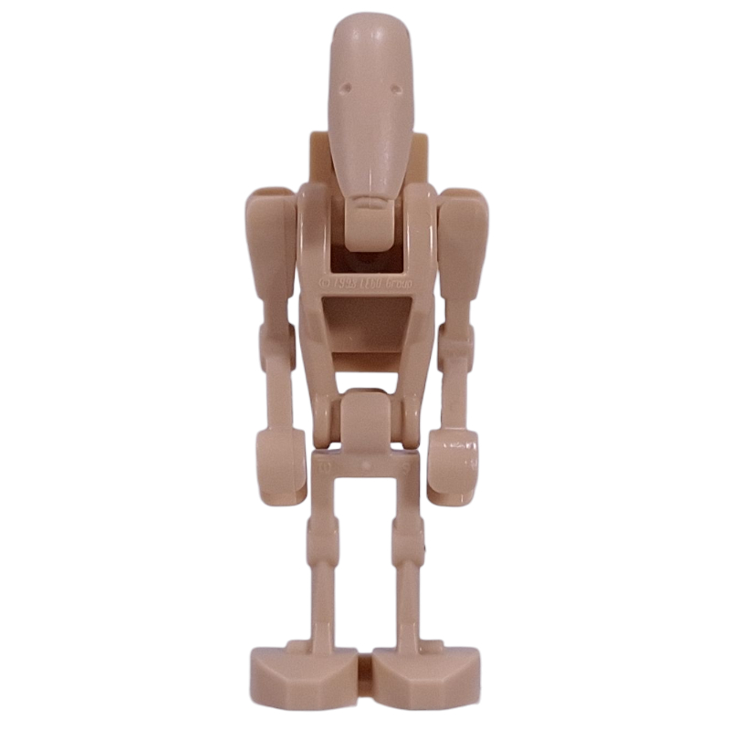 Droïde de combat, deux bras pliés, 1 x 2 plaque à l'arrière (Battle Droid, Two Bent Arms, 1 x 2 Plate on Back)