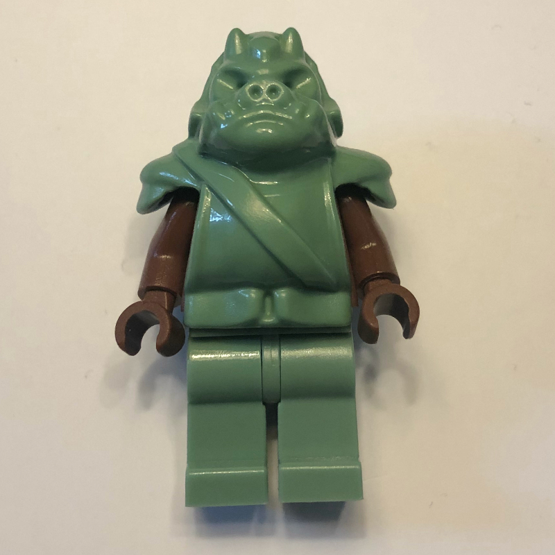 Garde gamorréen, tête unie, torse brun rougeâtre (Gamorrean Guard, Plain Head, Reddish Brown Torso)