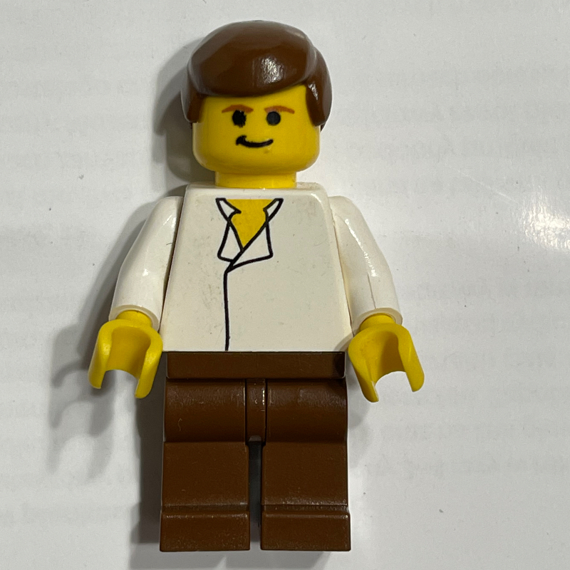 Han Solo, chemise blanche, peau jaune (Han Solo, White Shirt, Yellow Skin)