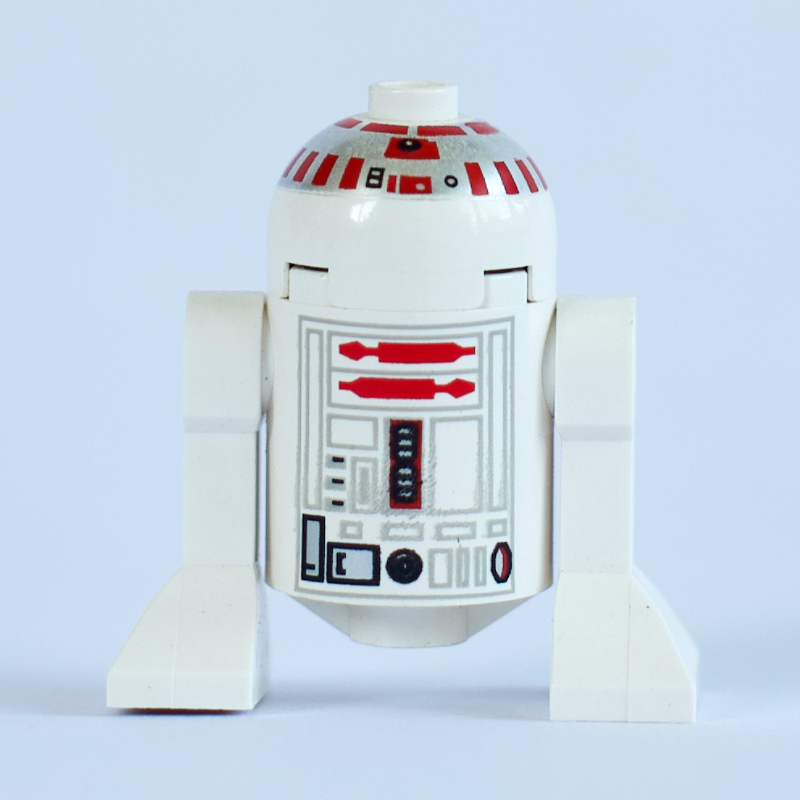 Droïde astromécano, r5-d4, rayures courtes, corps 30361c (Astromech Droid, R5-D4, Short Stripes, 30361c Body)