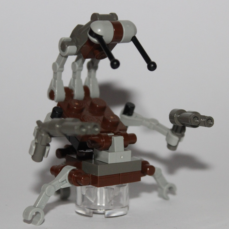 Droïdeka / destroyer droïde, brun coquille (Droideka / Destroyer Droid, Brown Shell)