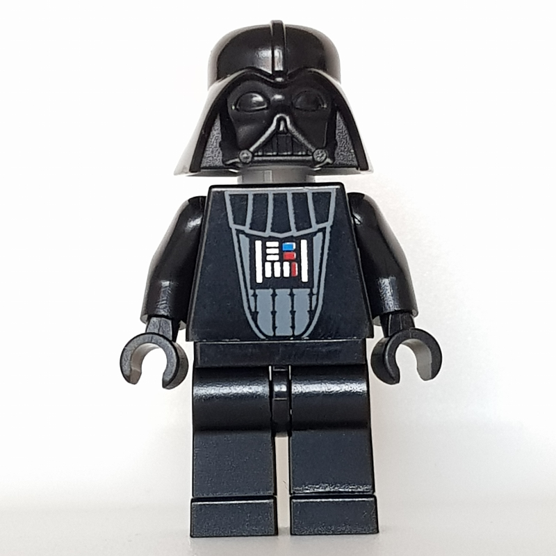 Dark Vador, peau gris bleuté clair, sans cape (épisode 3) (Darth Vader, Light Bluish Gray Skin, No Cape (Episode 3))
