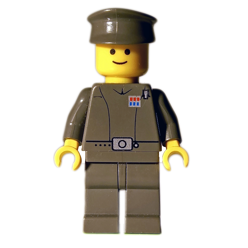 Officier impérial / capitaine / commandant / commandant, uniforme gris foncé, peau jaune (Imperial Officer / Captain / Commandant / Commander, Dark Gray Uniform, Yellow Skin)