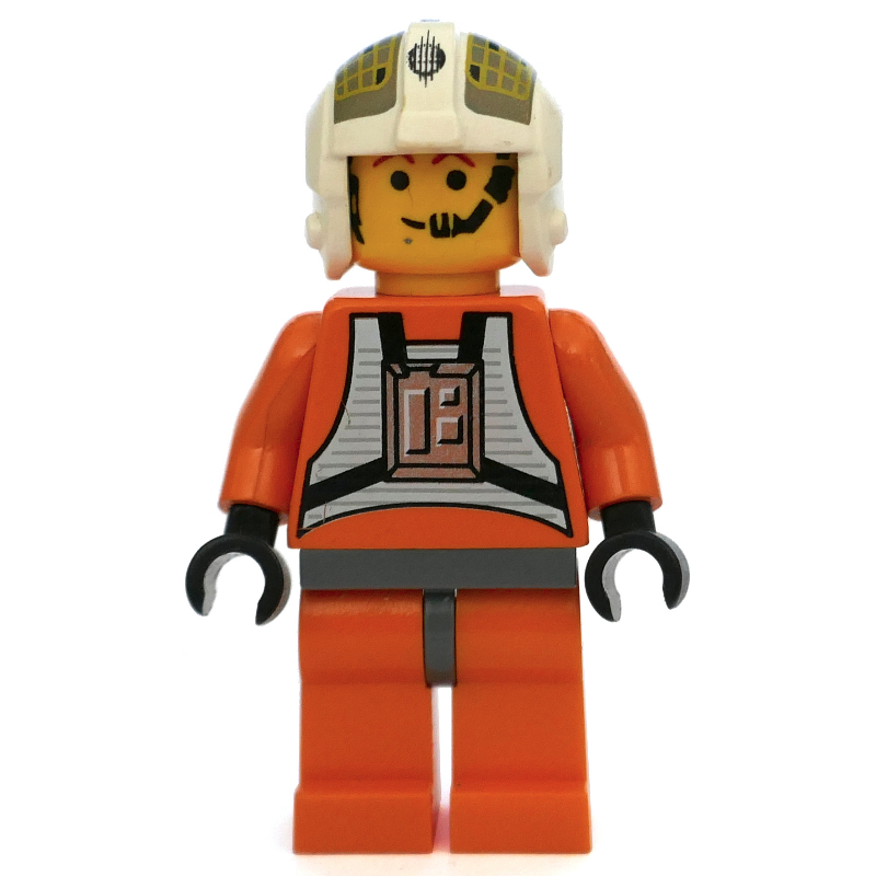 Dutch Vander / rebel pilote Y-wing, peau jaune, hanches gris bleuté foncé (Dutch Vander / Rebel Pilot Y-wing, Yellow Skin, Dark Bluish Gray Hips)
