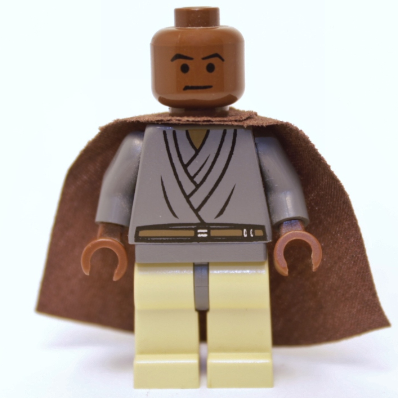 Mace Windu, jambes beiges, cape (Mace Windu, Tan Legs, Cape)