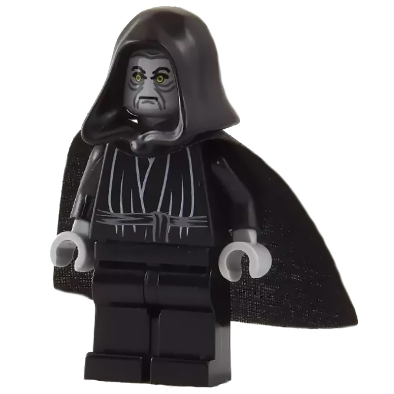 Empereur Palpatine, peau gris bleuté clair (Emperor Palpatine, Light Bluish Gray Skin)